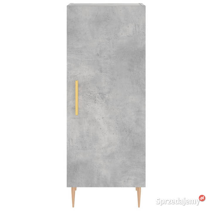 Wysoka szafka szarość betonu 345x34x180 Warszawa