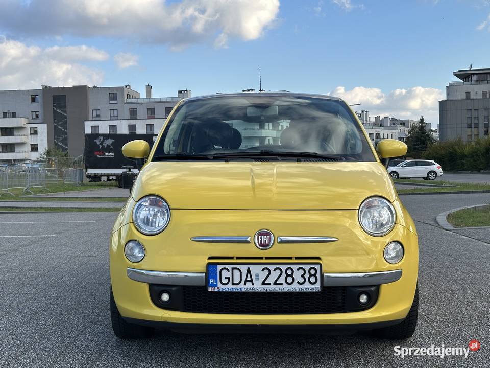 Piękny Fiat 500 12 benzyna klimatyzacja czujniki Warszawa sprzedam