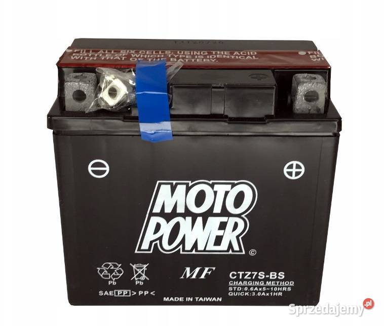 Akumulator motocyklowy MotoPower CTZ7SBS YTZ7SBS podkarpackie Rzeszów sprzedam