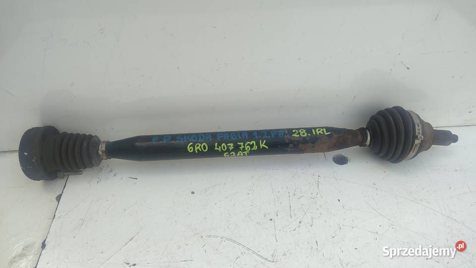 28IRL VW POLO 6R AUDI A1 FABIA 6C0407272G 12TSI Półosie Włoszczowa