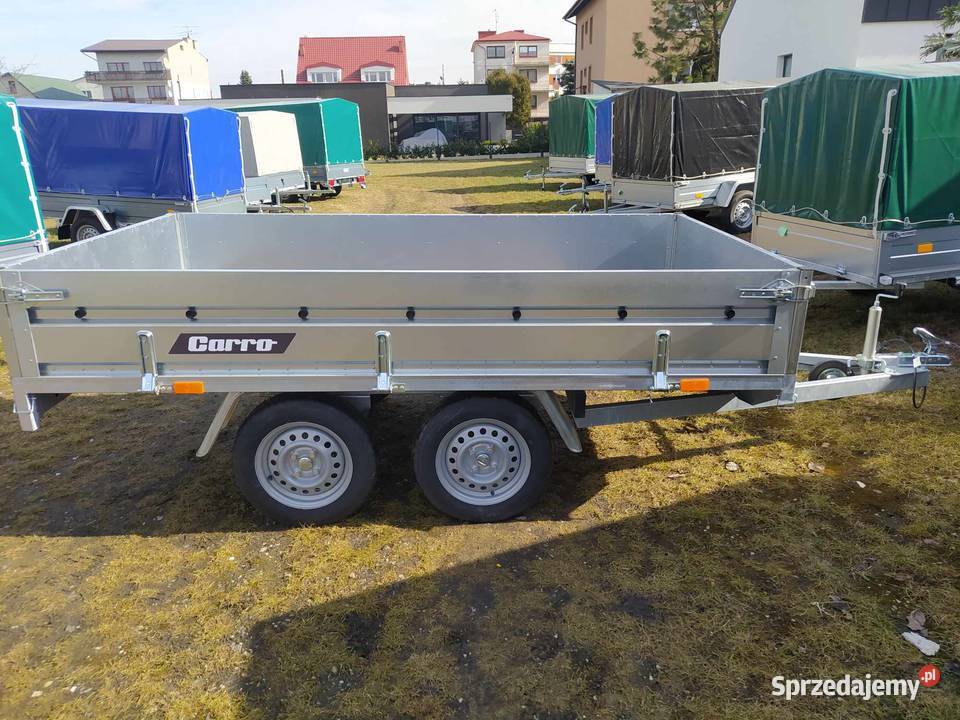 Przyczepa dwuosiowa platfo na kat B CARRO model Lublin