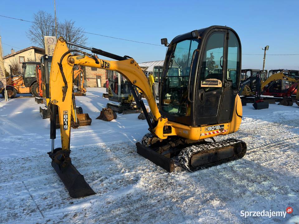 JCB 8018 Mini koparka JCB 8018 z 2012r ładna Złoczew