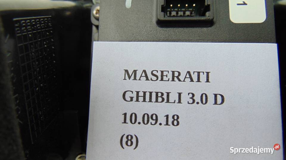 ZEGAR KRATKA WENTYLACJI DESKI MASERATI GHIBLI wielkopolskie Nowy Tomyśl