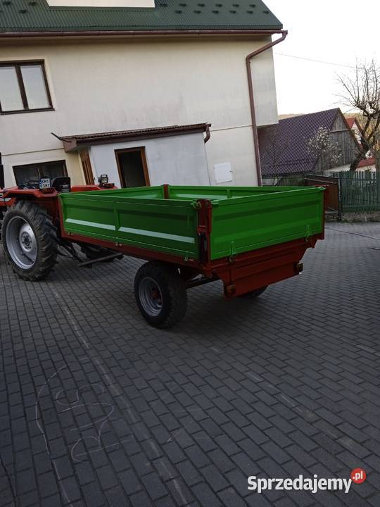Przyczepa jednoosiowa kiper 3 strony 170x280x50 Węglówka sprzedam