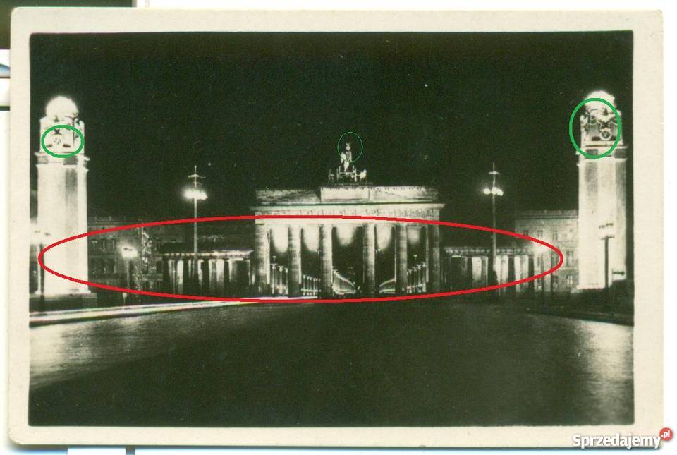 Berlin Brandenburger Tor festlich beleuchtet Ostrów Wielkopolski