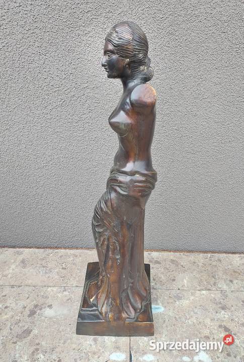 Stara figura Venus z Milo Afrodyta z Melos brąz Tczew