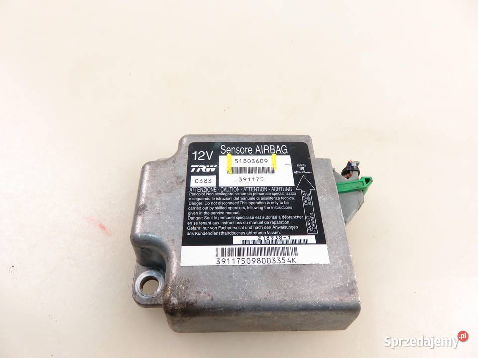 MODUŁ AIRBAG FIAT PANDA Van II 51803609