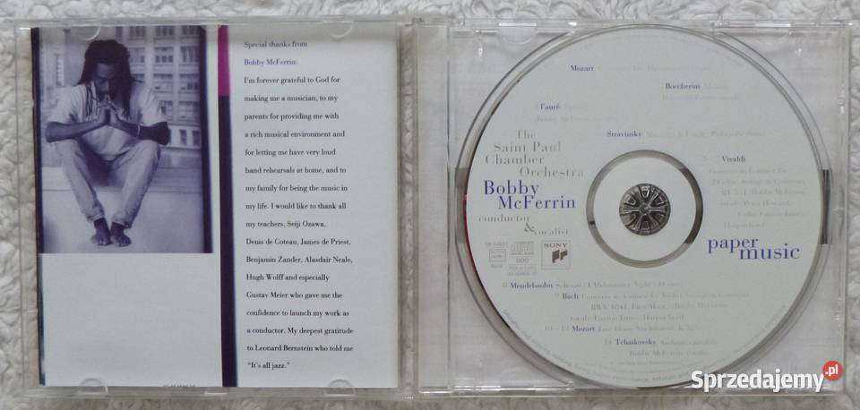 Płyta CD Bobby McFerrin Paper Music Warszawa