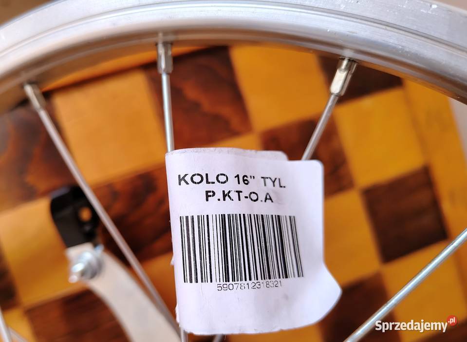 Koło tylne 16 obręcz aluminiowa piasta torpedo aluminowa Jastrzębie-Zdrój