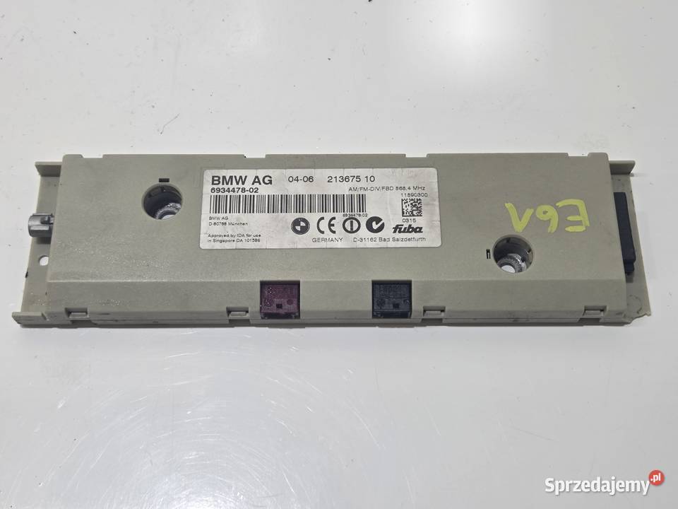 MODUŁ WZMACNIACZ DIVERSITY BMW E61 6934478 Wzmacniacze sprzedam
