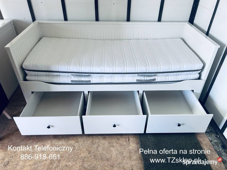 IKEA HEMNES Łóżko Leżanka z 3 szufladami 2 Rybnik