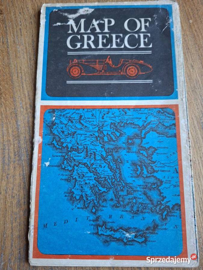 Map of Greece Kraków