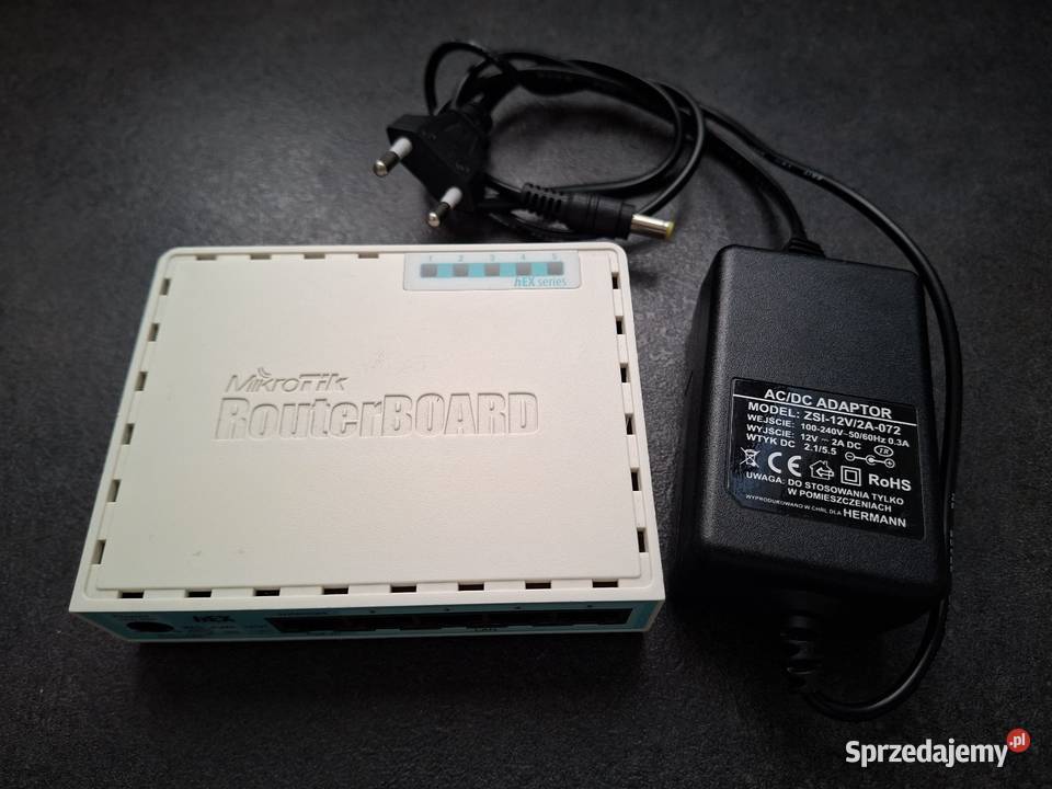 Router Mikrotik HEX RB750GR3 router Szczecin