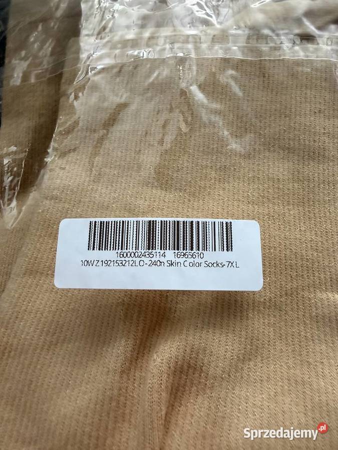 Skarpety uciskowe kompresyjne 7XL beżowe nowe brązowy/beżowy Radom sprzedam