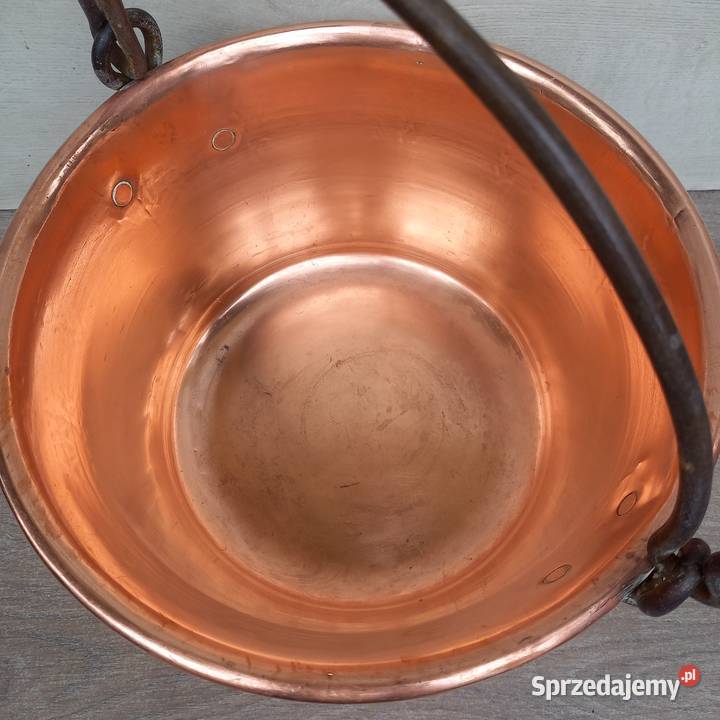 Miedziany kocioł miedziany kociołek poj 7 litrów Warszawa