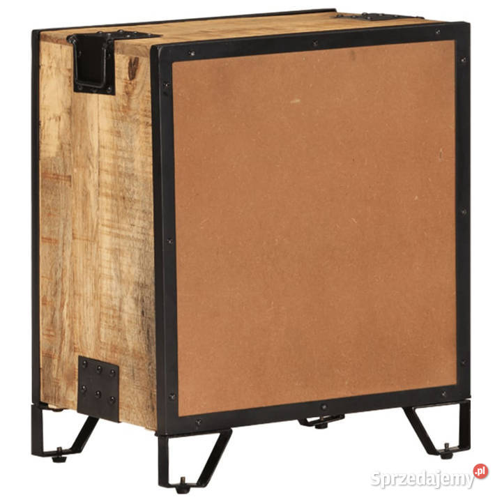 Szafka nocna 43x30x51 lite surowe drewno mango