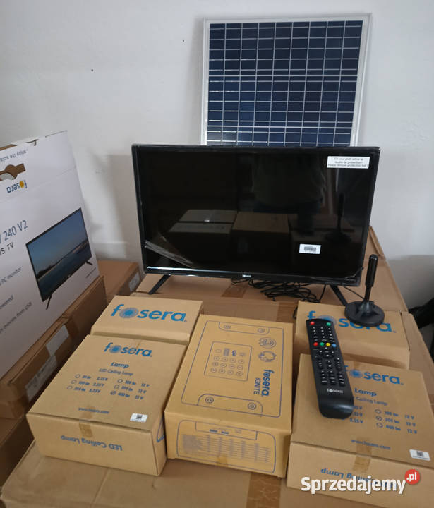 Mega zestaw kemping telewizor 12 bank energii dolnośląskie Legnica