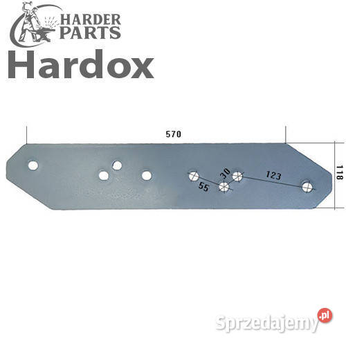 Płoza długa HARDOX 3401871L WS2ML części do podlaskie Suwałki