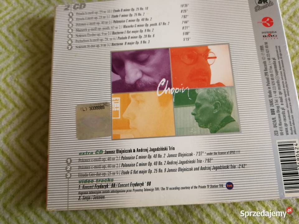Andrzej Jagodziński Trio Chopin Once More CD zachodniopomorskie Szczecin sprzedam