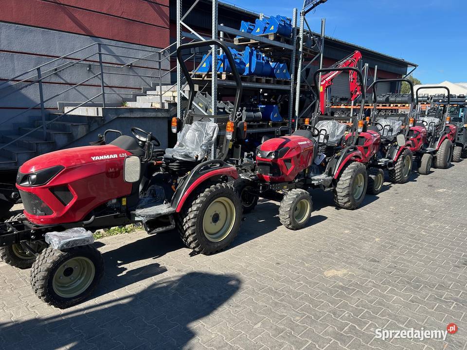 NOWOŚĆ Japoński ciągnik YANMAR SA426 2025 26 4x4 Rolnictwo Łódź