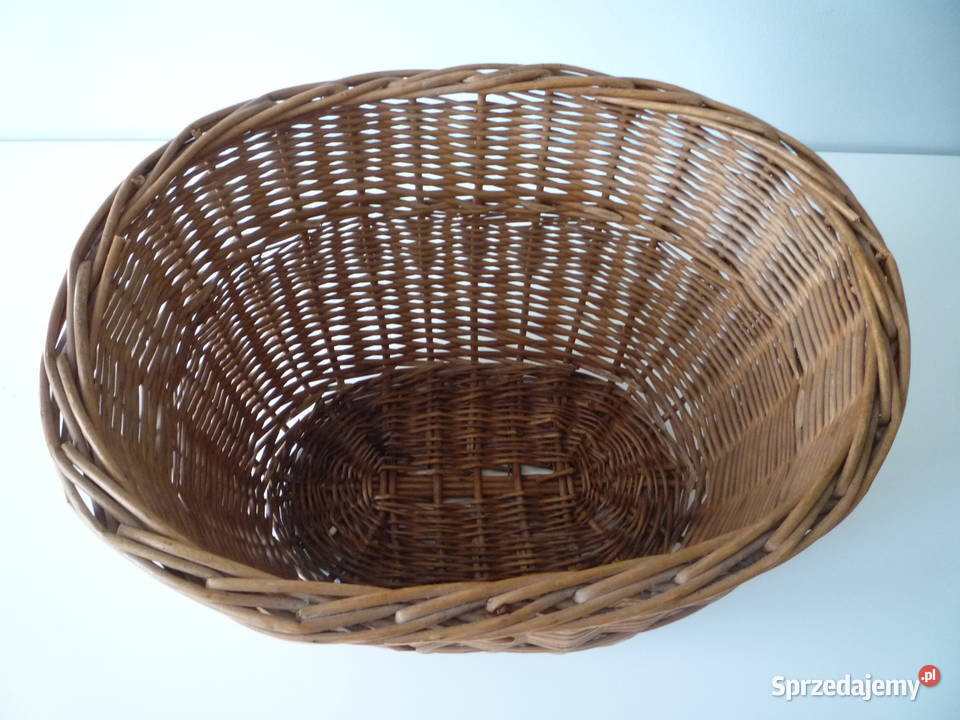 Duży kosz wiklinowy owalny zachodniopomorskie