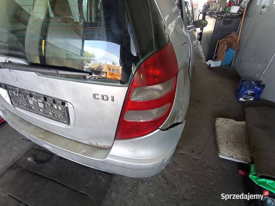 MercedesBenz A 180 CDI 80 kW 2004 r dawca części Rok produkcji 2004 Samochody na części Szklarka Myślniewska