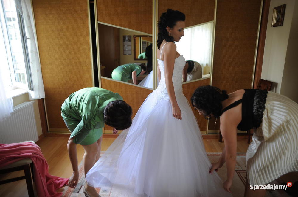 tradycyjna suknia ślubna Sopot sprzedam