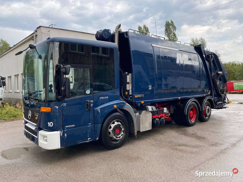 Mercedes Econic 2629 śmieciarka 2012 NTM 21 m3 świętokrzyskie Nowiny