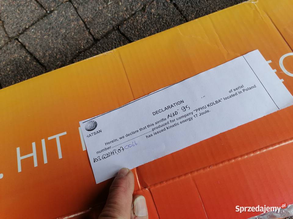 Wiatrówka Hatsan luneta Hawke 3x9x40 mazowieckie