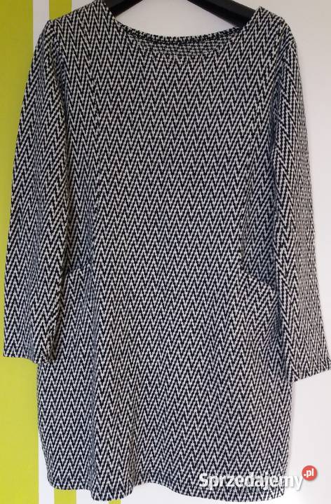 M Ołówkowa włoska sukienka na zimę kolorowy Gliwice