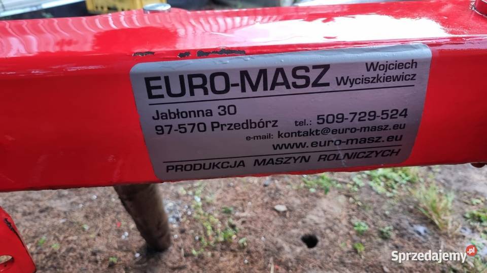 Pług Obracany Jednobelkowy EUROMASZ 31 4skibowy Ziębice