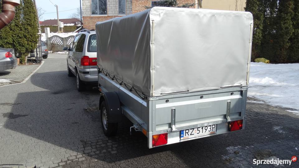 Przyczepka lekka neptun 260x125 z plandeką 2016r 700kg Rzeszów sprzedam