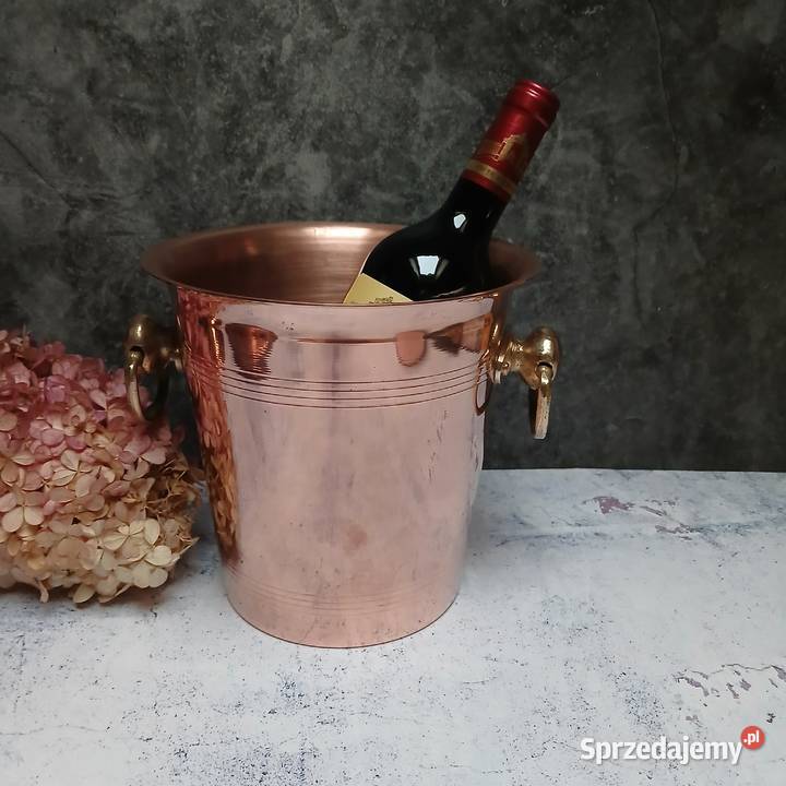 Miedziany cooler miedziany pojemnik na wino Warszawa