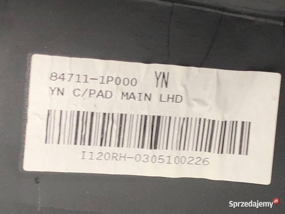 KOKPIT PODUSZKI KOMPLET KIA VENGA Minivan