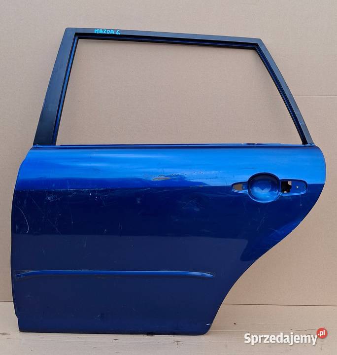 MAZDA 6 KOMBI 0207 DRZWI LEWE TYLNE LEWY TYŁ Bieleń