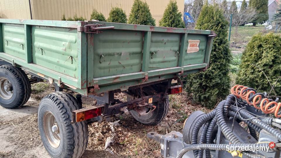 Przyczepa rolnicza 4t nieuszkodzony Przyczepy rolnicze podlaskie
