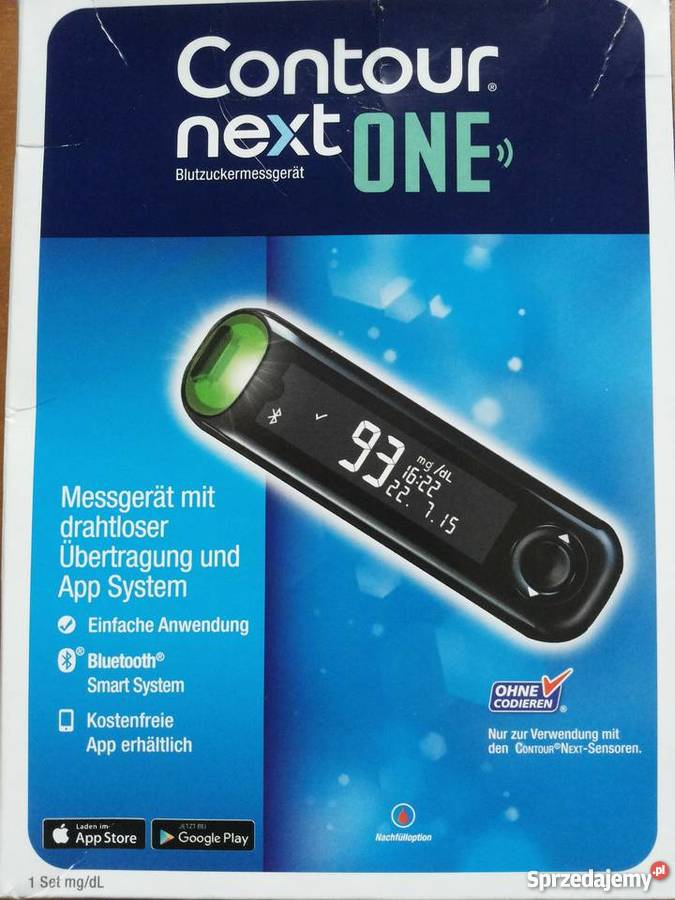 Glukometr do pomiaru cukru Contour Plus One nowy