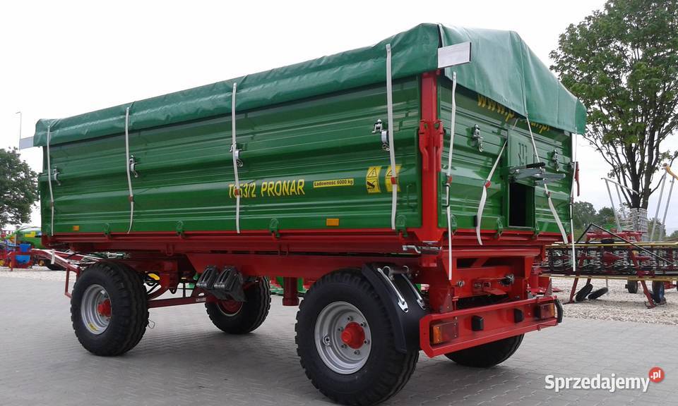 Przyczepa rolnicza Pronar T6532 6t 6 ton 8 10 12 nieuszkodzony Jarocin