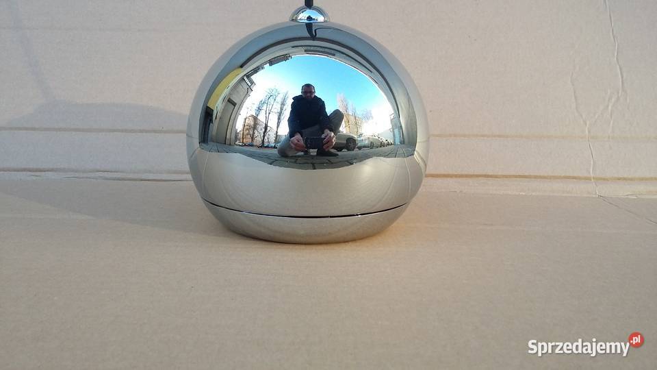 Lampa wisząca KULA CHROM METAL blat w kuchni Warszawa