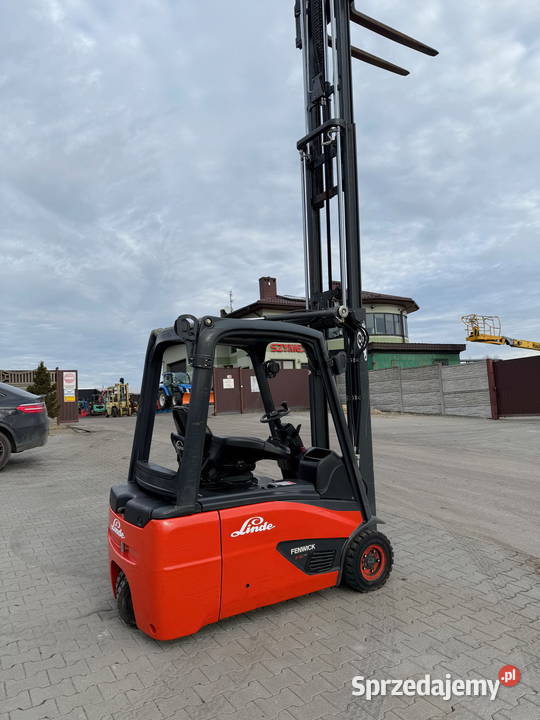 wózek widłowy elektryczny LINDE E16 Triplex 460m łódzkie Działoszyn sprzedam