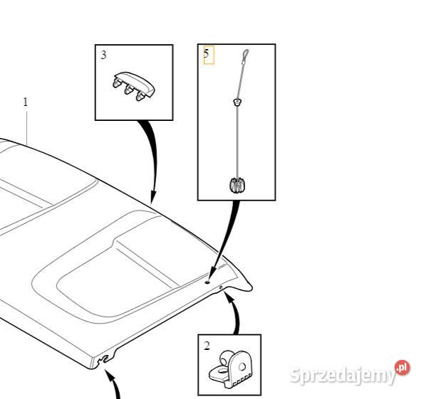 VOLVO C40 XC40 sznurek linka uchwyt mocowanie Bielany Wrocławskie