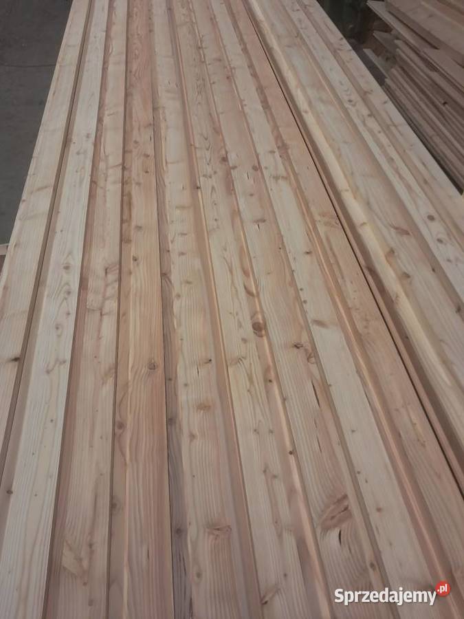 Lamele modrzew elewacja deska Łódź