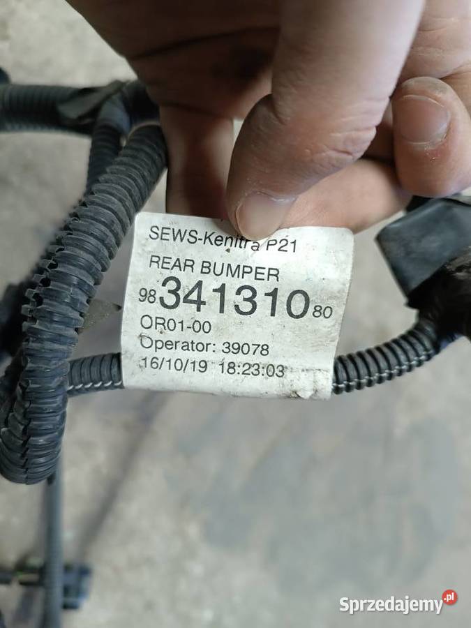 Instalacja wiązka czujników parkowania tył