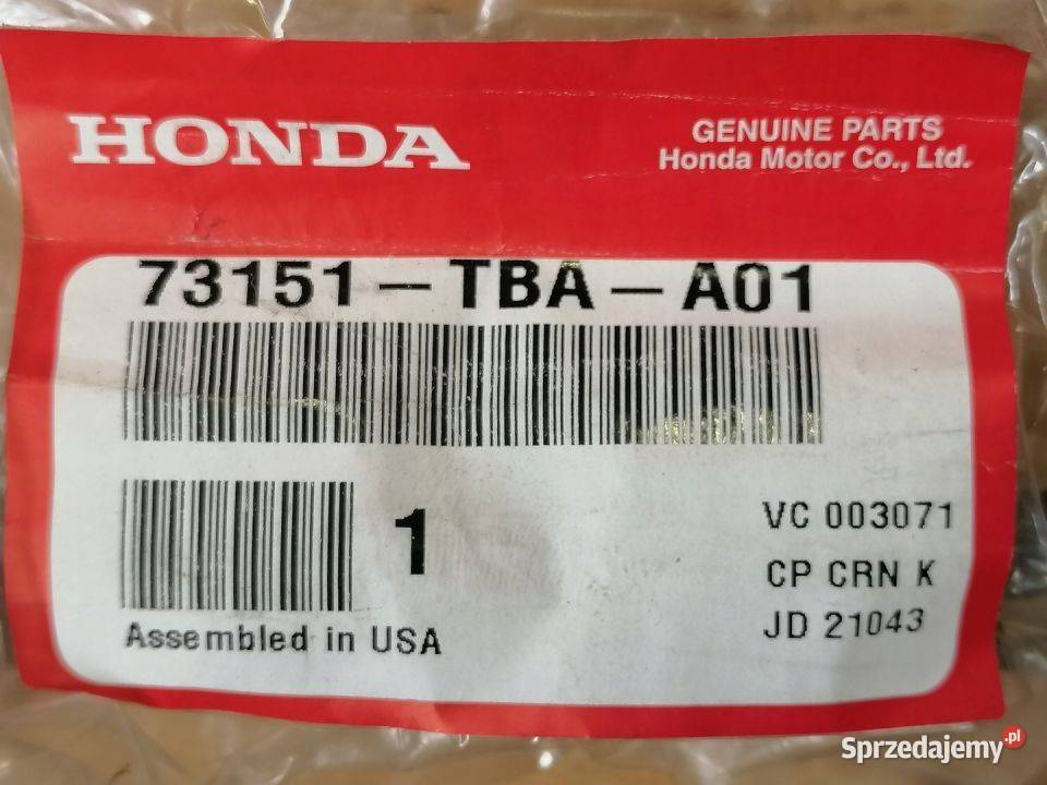 HONDA CIVIC 16 LISTWA DOLNA SZYBY CZOŁOWEJ Pleszew