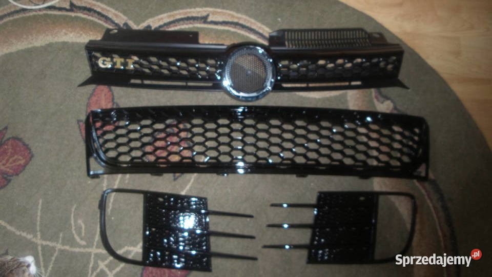 Vw Golf VI Gti atrapazderzaka przedniego Czarny osobowe Łódź