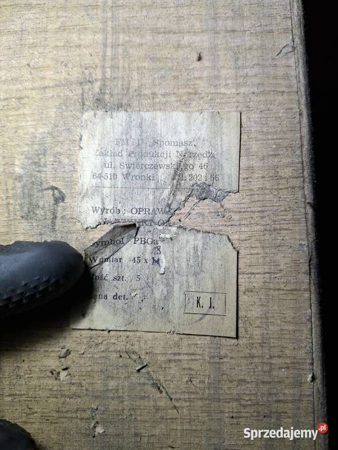 Pokrętło uchwyt narzynki PBGa produkcja PRL Kamocin