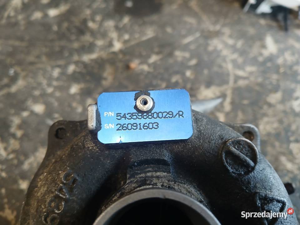 Turbina turbosprężarka Renault 15 DCI