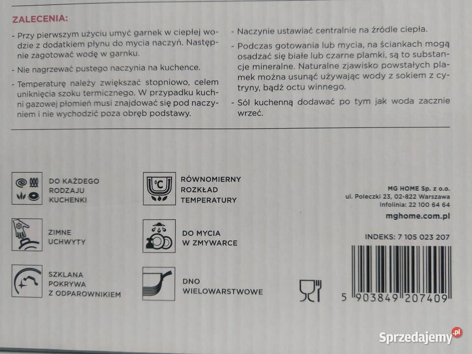 NAJTANIEJ Zestaw Garnków 9el Garnki Pokrywki Zabrze
