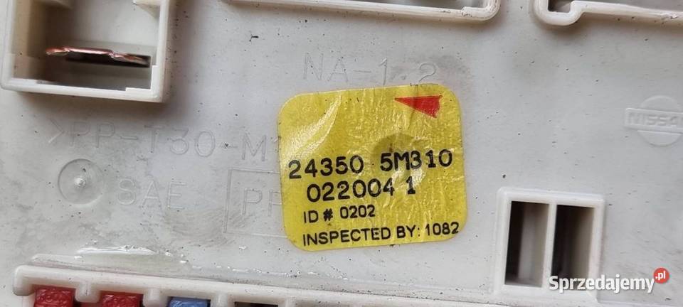 SKRZYNKA BEZPIECZNIKÓW NISSAN ALMERA 5M310 24350 Lipno