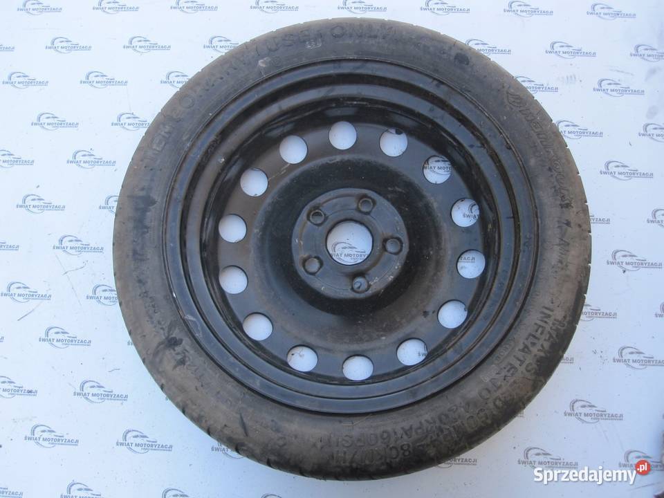 GOLF AUDI SEAT ALTEA koło dojazdowe 1257016 96M